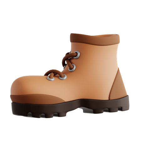 Hiking Boot  3D Icon