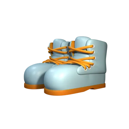 Hiking Boot 3D Icon