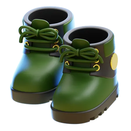 Hiking Boot  3D Icon