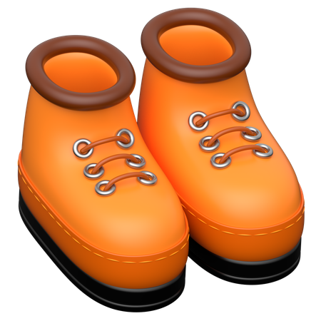 Hiking Boots  3D Icon