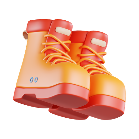 Hiking Boots  3D Icon