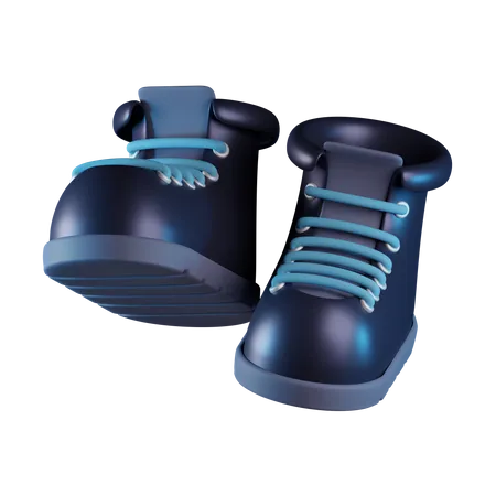 Hiking Boots  3D Icon