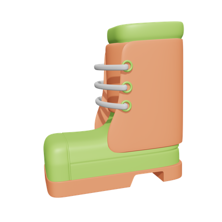 Hiking Boots  3D Icon