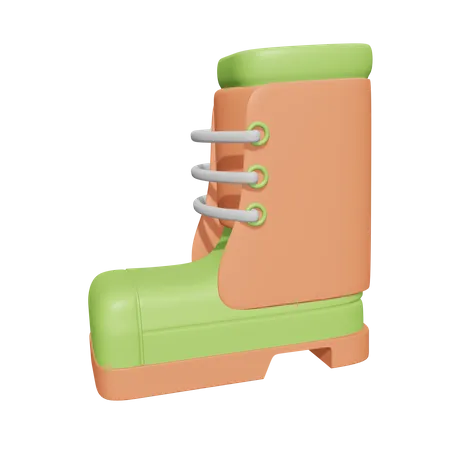 Hiking Boots  3D Icon