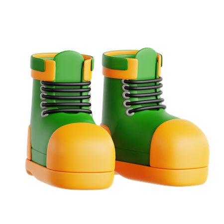 Hiking Boots  3D Icon