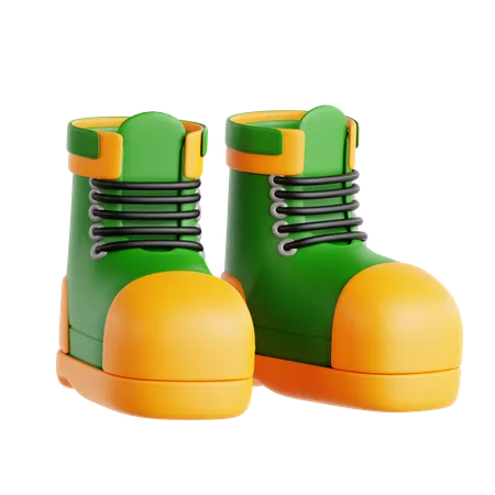 Hiking Boots  3D Icon