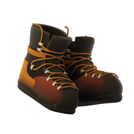 Hiking Boots  3D Icon