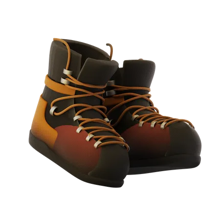 Hiking Boots  3D Icon