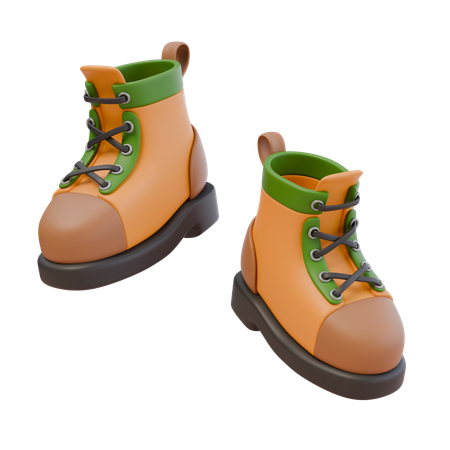 Hiking Boots  3D Icon