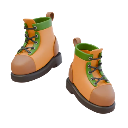 Hiking Boots  3D Icon