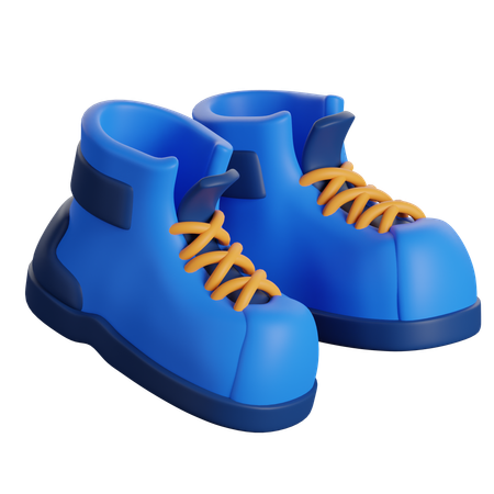 Hiking Boots  3D Icon