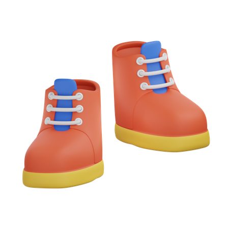 Hiking Boots  3D Icon