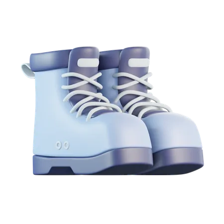 Hiking Boots  3D Icon