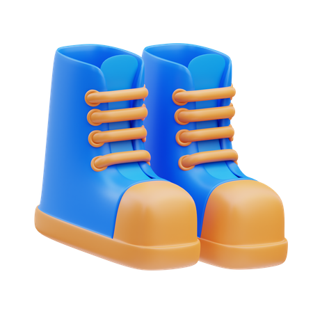 Hiking Boots  3D Icon