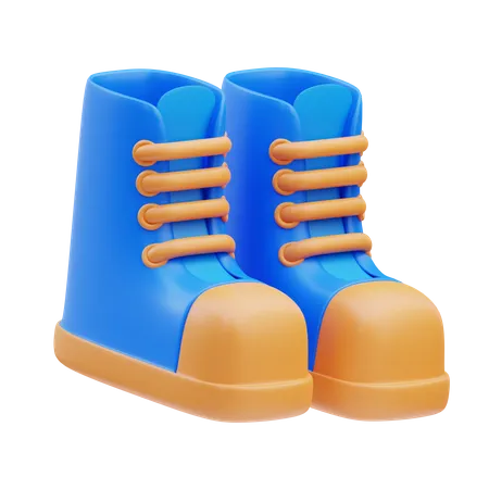 Hiking Boots  3D Icon