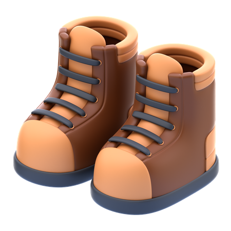 Hiking Boots  3D Icon