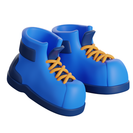 Hiking Boots  3D Icon