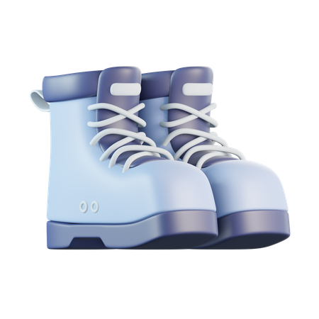 Hiking Boots  3D Icon