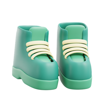 Hiking Boots  3D Icon