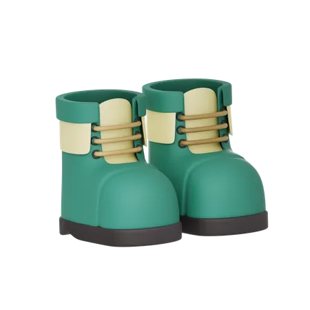 Hiking Boots  3D Icon