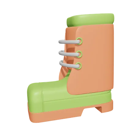 Hiking Boots 3D Icon