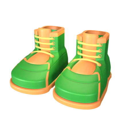 Hiking Boots 3D Icon