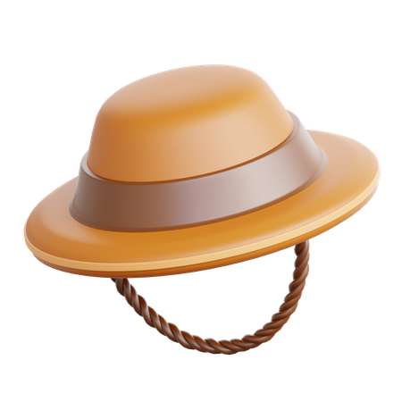 Hiking Hat  3D Icon