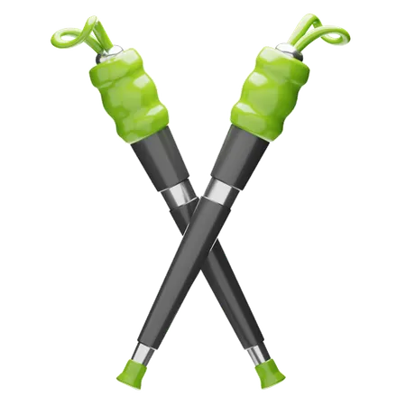 Hiking Pole  3D Icon