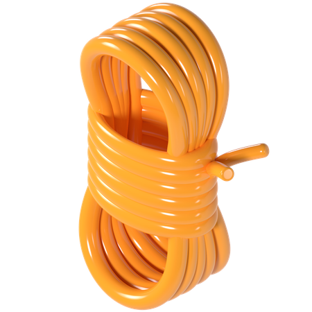 Hiking Rope  3D Icon