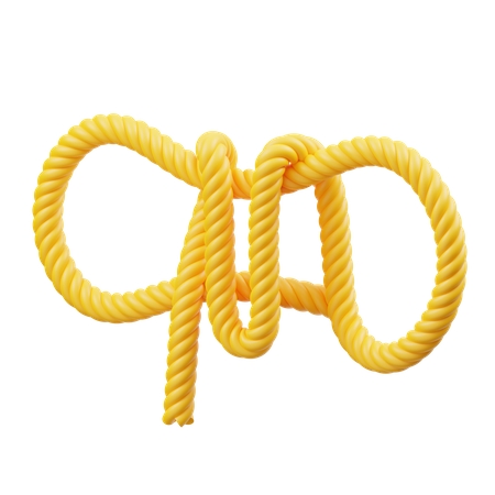 Hiking rope  3D Icon