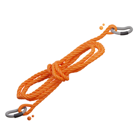 Hiking Rope  3D Icon