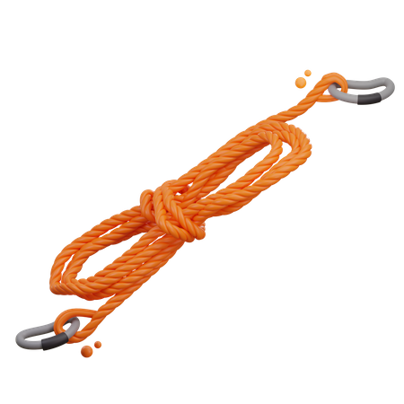 Hiking Rope  3D Icon