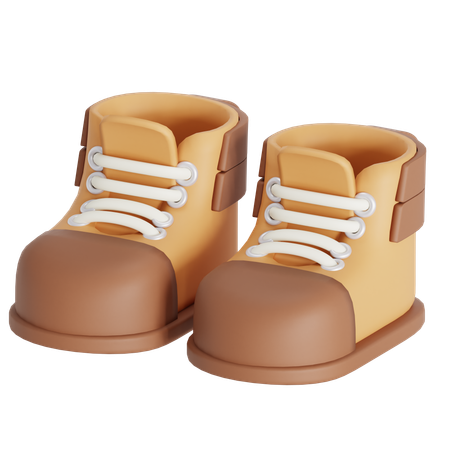 Hiking shoes  3D Icon