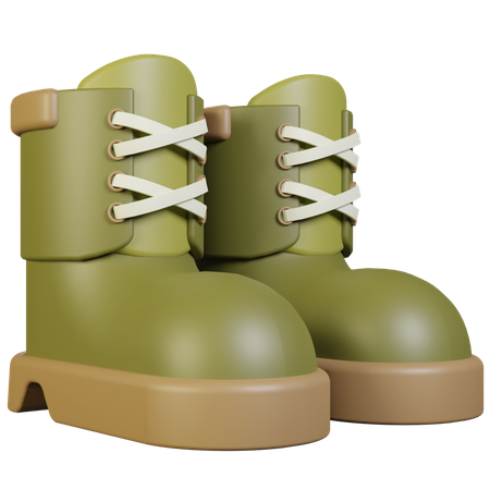 Hiking Shoes  3D Icon