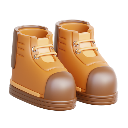 Hiking Shoes  3D Icon