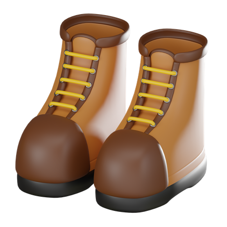 Hiking Shoes  3D Icon