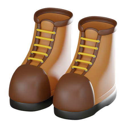 Hiking Shoes  3D Icon