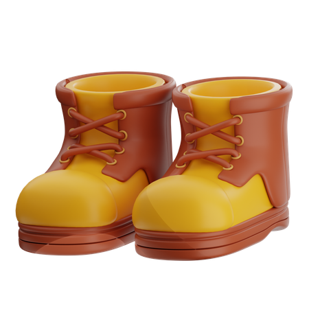 Hiking Shoes  3D Icon