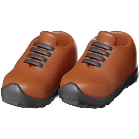 Hiking Shoes  3D Icon