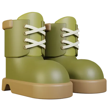 Hiking Shoes 3 D Icon 3D Icon