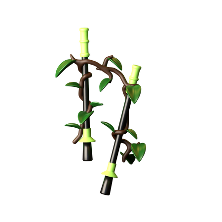 Hiking Stick  3D Icon