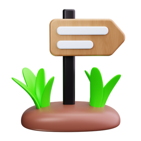 Hiking Trail  3D Icon