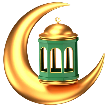 Hilal Lantern  3D Icon