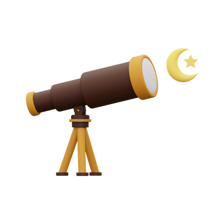 Hilal Observation  3D Icon