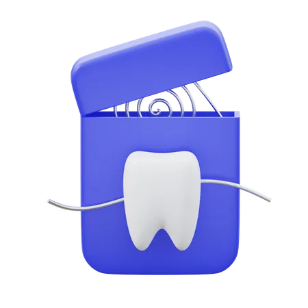 Hilo dental  3D Icon