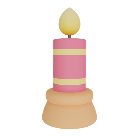Hinese Candle  3D Icon