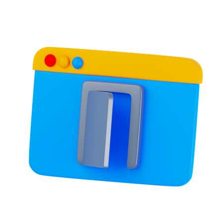 Hintertür  3D Icon