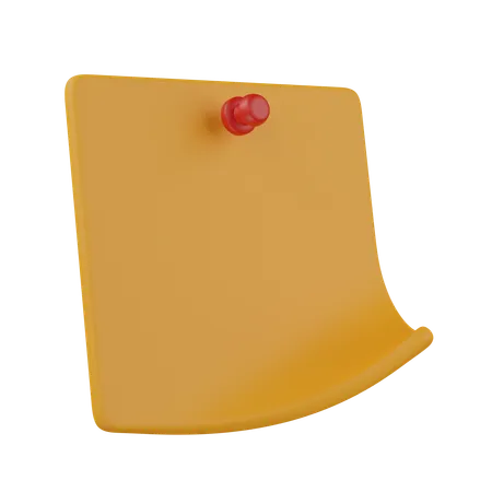 Notiz  3D Icon