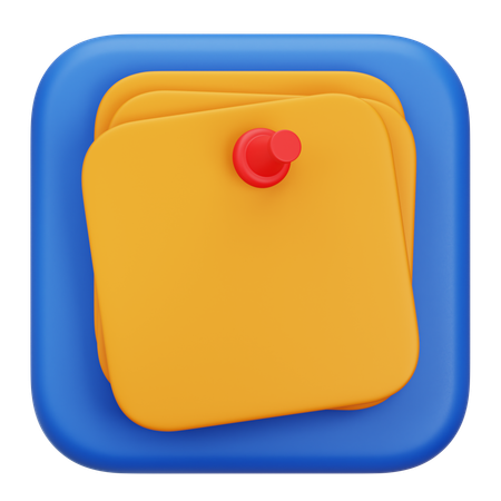 Notiz  3D Icon