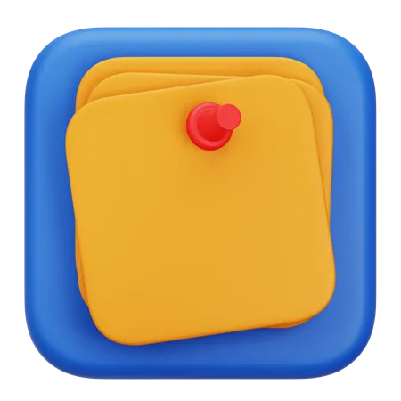 Notiz  3D Icon